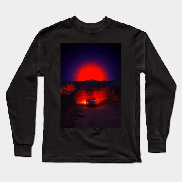 Chasing the red sun Long Sleeve T-Shirt by Ritvik Takkar